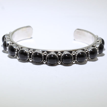 Onyx Bracelet by Phillip Yazzie 5-3/8