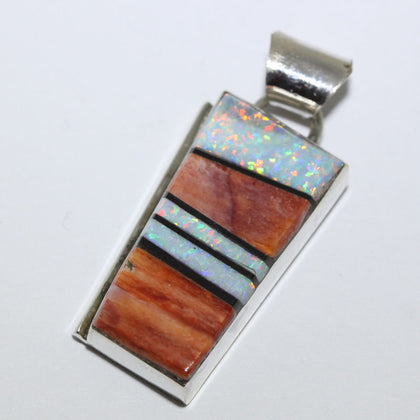 Inlay pendant by Zuni