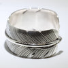 Feather bracelet by Harvey Mace (1.0") (silver or gold)