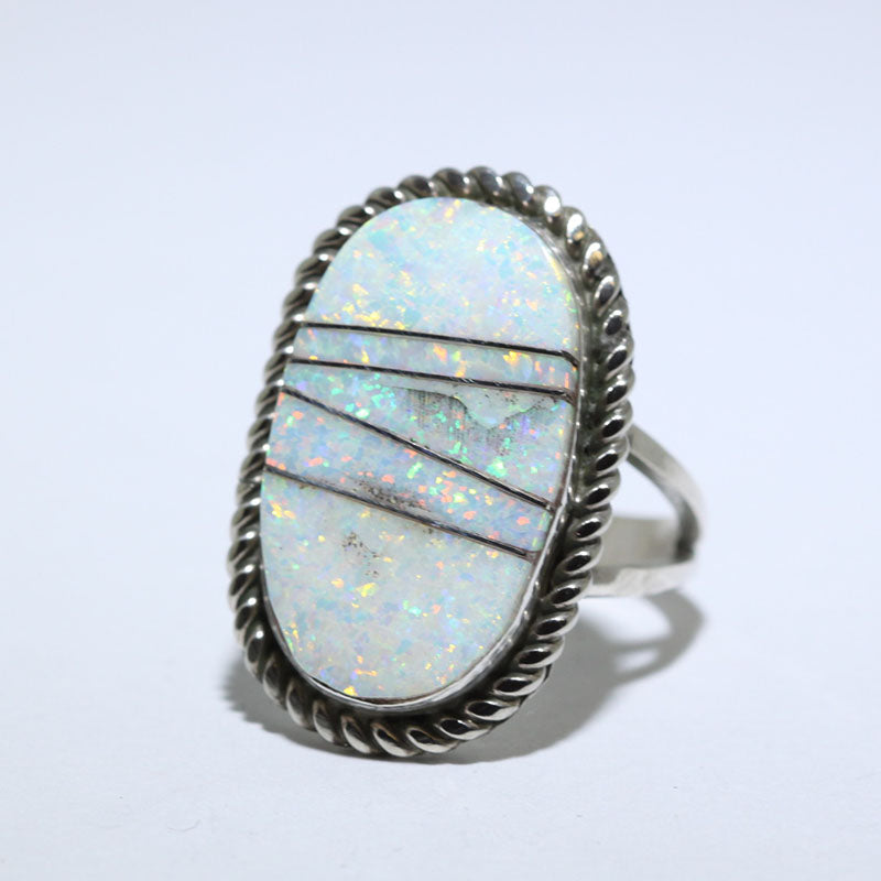 Opal Ring by Navajo size 8
