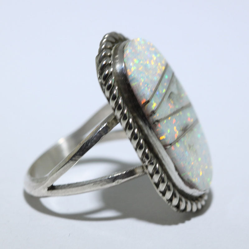 Opal Ring by Navajo size 8