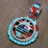Inlay Sunface Pendant by Wilbert Manning