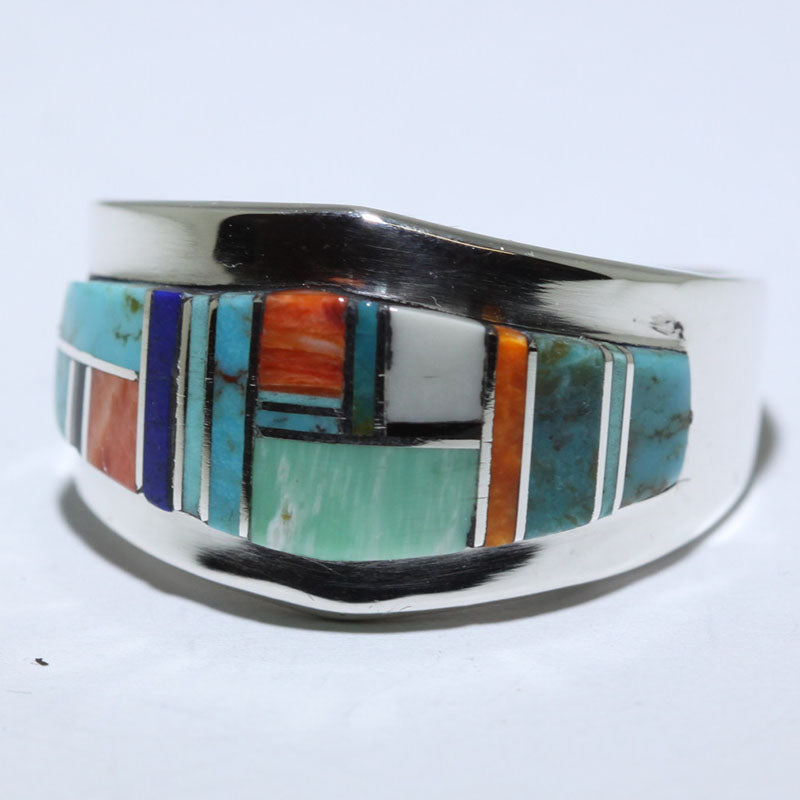Inlay Ring by Patricia & Edward Becenti Size 13.5