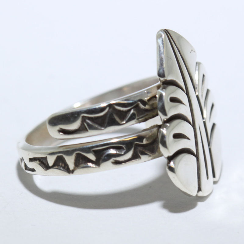 Leaf Ring by Steve Yellowhorse size 7.5