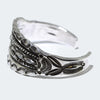 Coin Silver Bracelet by Ernie Lister 6-1/8"