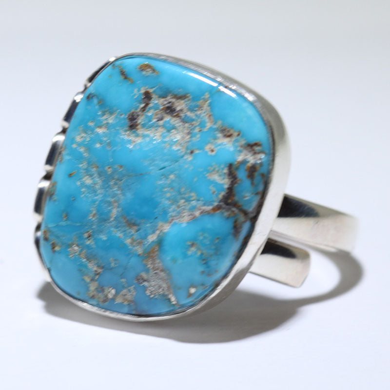 Blue Gem Ring by Steve Yellowhorse – Gallup Trading