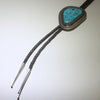 Natural Morenci Turquoise Bolo Tie by Mark Antia