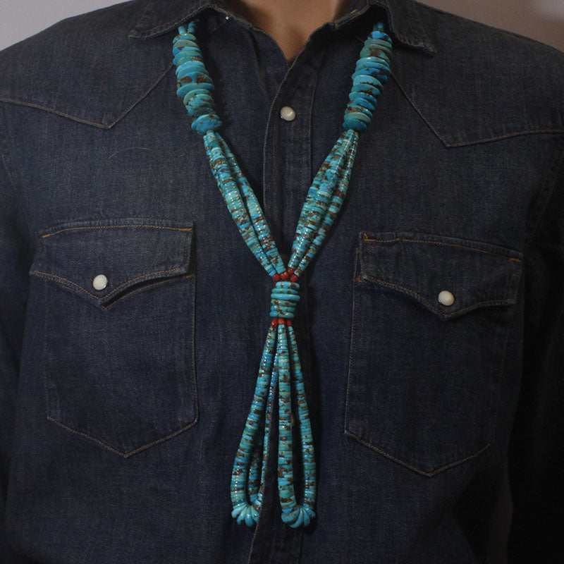 Natural Persian Jackla Necklace by Ray Lovato