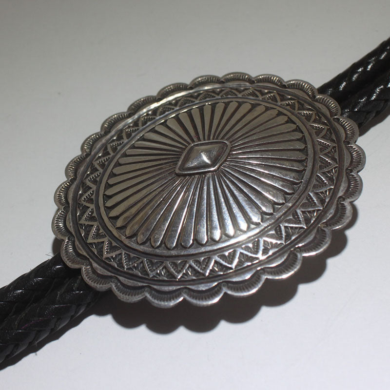 Hand Stamped Bolo by Donovan Cadman