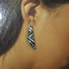 Inlay earring by Joe & Angie Reano