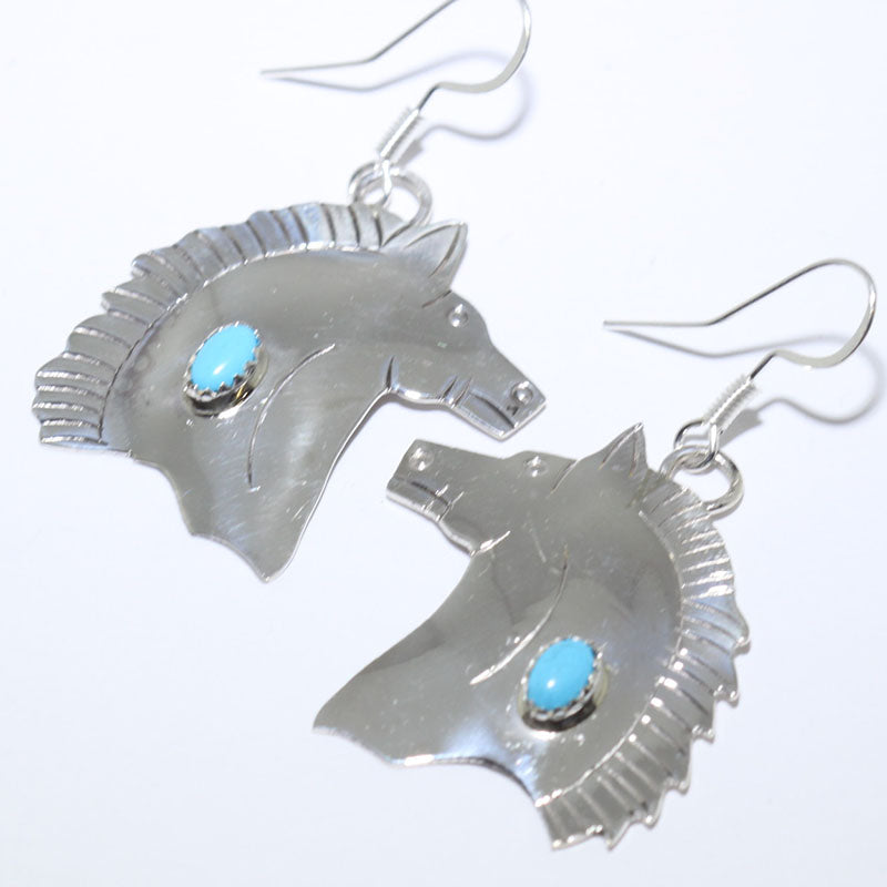 Horse Earrings by Navajo