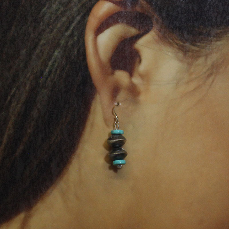 Bead Earrings by Navajo