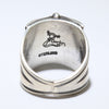 Hand Stamped Ring by Delbert Gordon Size 8.5