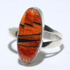 Inlay Ring by Navajo size 9.5