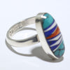 Inlay Ring by Navajo size 10
