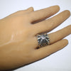 Hand Stamped Ring by Delbert Gordon Size 9.5