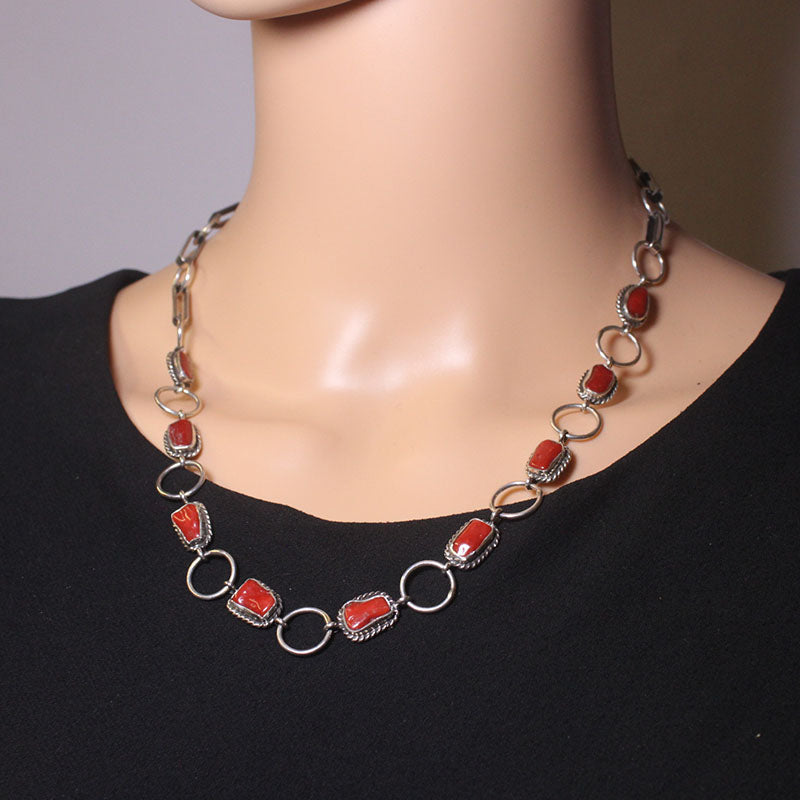 Coral Necklace by Karlene Goodluck