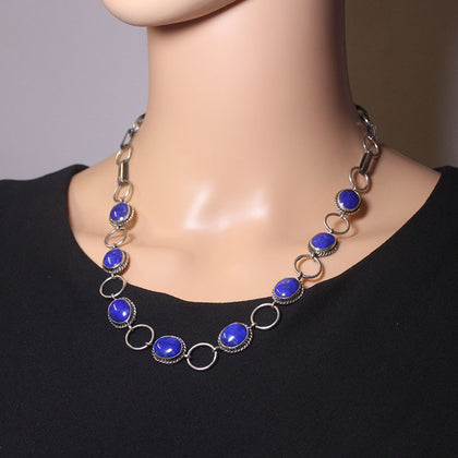 Lapis Necklace by Karlene Goodluck