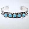 Turquoise Bracelet by Darrell Cadman 5-3/8"