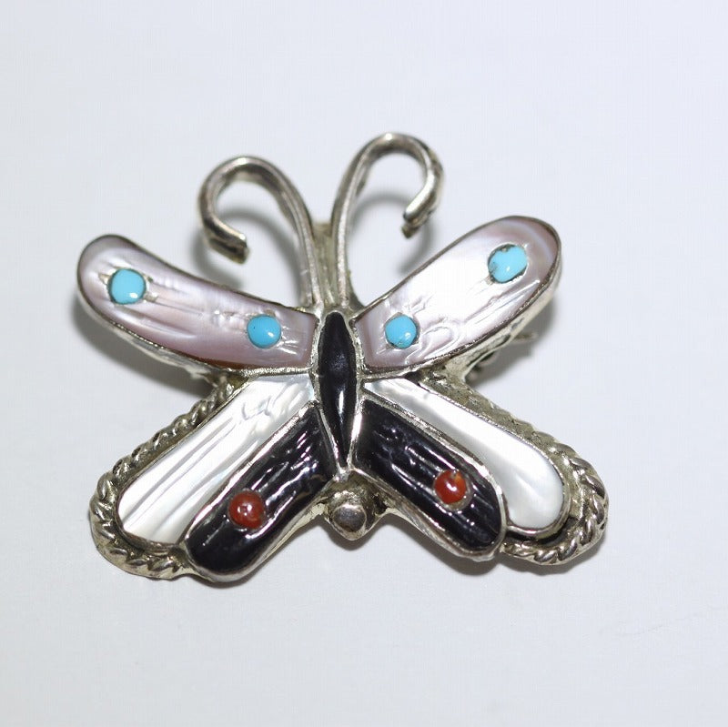 Zuni Butterfly Pin Pendant