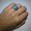 Lone Mountain Ring by Aaron Anderson size 7.5