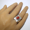 Coral Ring by Ray Winner size 9.5