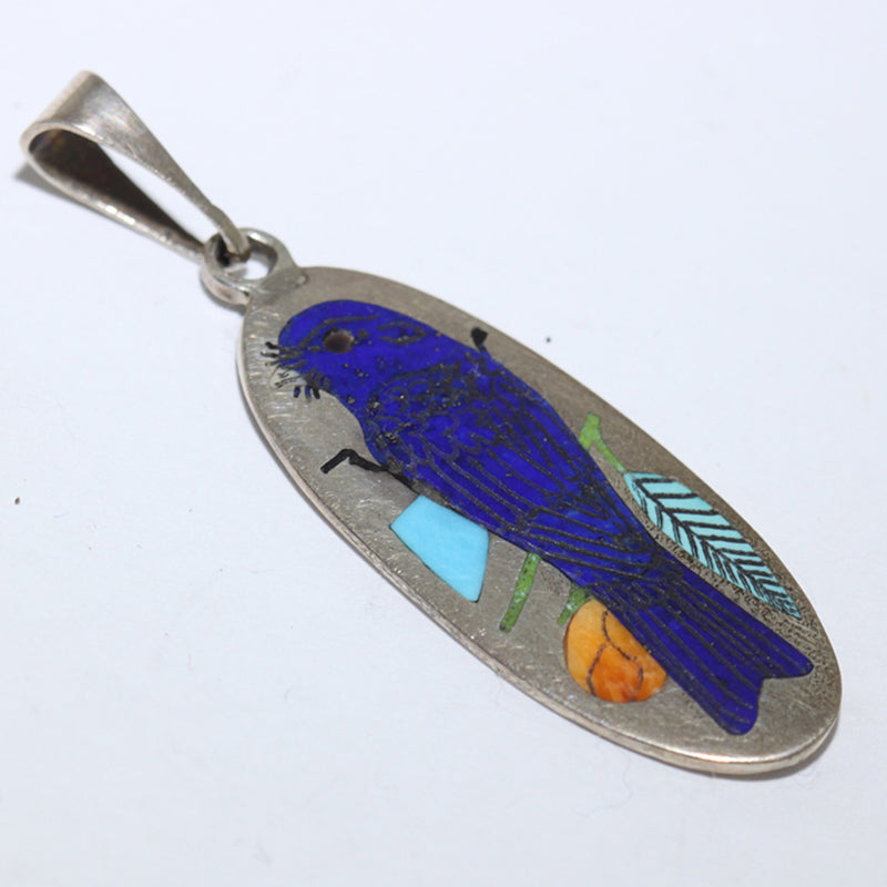 Inlay Pendant by Harland & Monica Coonsis